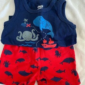 T-shirt and shorts set